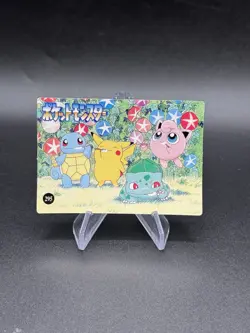 Pikachu Boxing Holo Pokemon Vintage Pocket Monsters Vending Prism Sticker 291 - Image 2