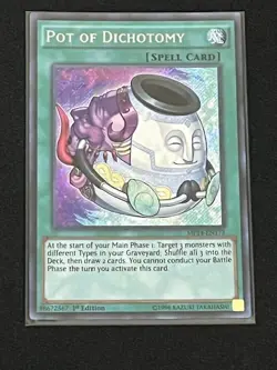 Pot of Dichotomy MP14-EN172 YuGiOh 2014 Mega-Tin Mega Pack - Image 1