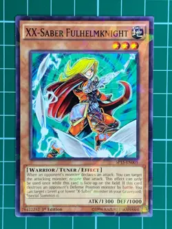XX Saber Fulhelmknight SP15-EN005 Shatterfoil Rare 1st Edition YuGiOh [2] - Image 1