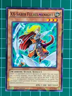 XX Saber Fulhelmknight SP15-EN005 Shatterfoil Rare 1st Edition YuGiOh - Image 1