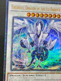 Trishula, Dragon of the Ice Barrier HAC1-EN054 1st Edition Ultra Rare Yu-Gi-Oh! - Image 3