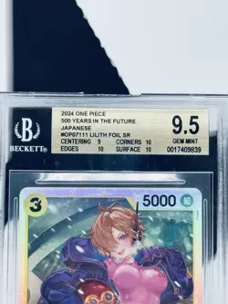 2024 One Piece 500 Years In The Future Japanese Lilith Foil BGS 9.5 - Image 2