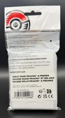 Pokemon Center Great Wave Pikachu Friends Card Sleeves - Image 2