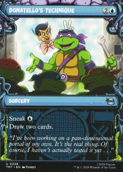 Donatello's Technique (Showcase) U Teenage Mutant Ninja Turtles 228 NM - Image 1