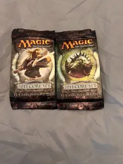 Magic the Gathering 2011 Core Set (M11) – Lot of 2 Sealed Booster Packs Vintage - Image 1