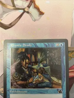Rhystic Study 45/143 Prophecy Magic The Gathering (MTG) Common - Image 2