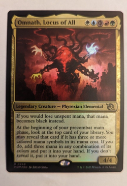 1x Omnath, Locus of All *FOIL* NM MTG English March of the Machine *Startropic* - Image 1