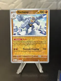 Machamp 068/165 Reverse Holo: Scarlet & Violet 151 Pokemon TCG Near Mint - Image 1