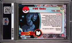 2000 Topps Chrome Pokemon ONIX #95 - PSA 10 GEM MT - Image 2