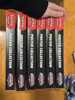 6x Sealed Pokemon TCG Scarlet & Violet Prismatic Evolutions Poster Collection - Image 2