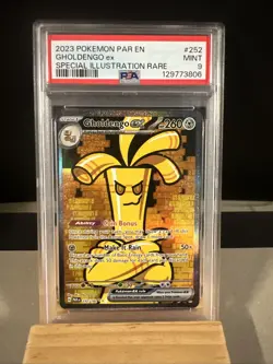 Pokemon Gholdengo EX 252 Paradox Rift PSA 9 MINT - Image 1