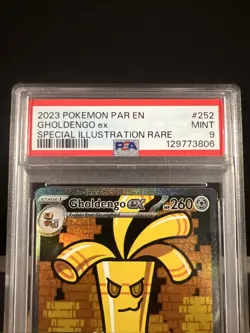 Pokemon Gholdengo EX 252 Paradox Rift PSA 9 MINT - Image 2