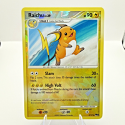 Raichu 3/17 Cracked Ice Reverse Holo Pokemon Card LP/NM - Image 1