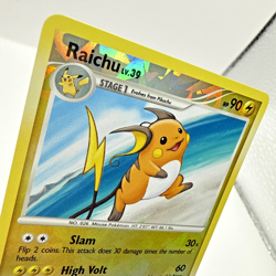 Raichu 3/17 Cracked Ice Reverse Holo Pokemon Card LP/NM - Image 2