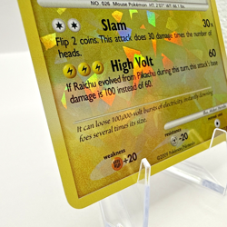 Raichu 3/17 Cracked Ice Reverse Holo Pokemon Card LP/NM - Image 5