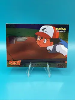 Pokemon TCG Ash and Company Pokemon Topps Mewtwo Strikes Back 9 RAINBOW - Image 1