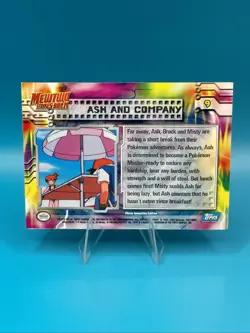 Pokemon TCG Ash and Company Pokemon Topps Mewtwo Strikes Back 9 RAINBOW - Image 2