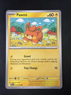 Pawmi 032/094 - ME02 Phantasmal Flames PFL - Pokemon - NM/M English - Image 1