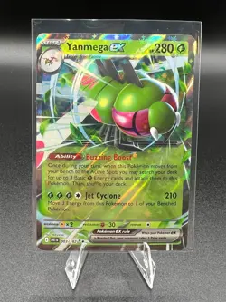 Pokemon TCG Yanmega ex 003/182 2025 Destined Rivals Double Rare Card - NM - Image 1