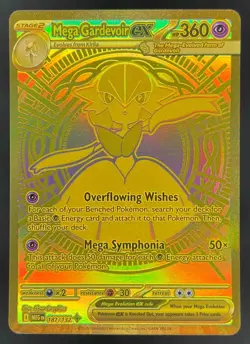 2025 Pokemon Mega Evolution #187/132 Mega Gardevoir ex Mega Hyper Rare - Image 1