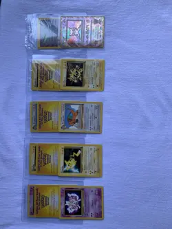 Pokemon The First Movie 4 Card Set 1999/Ancient Mew Pokemon New Movie Promo Rare - Image 2