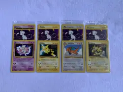Pokemon The First Movie 4 Card Set 1999/Ancient Mew Pokemon New Movie Promo Rare - Image 3