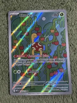 Shuckle (Illustration Rare) 136/132 Pokemon Mega Evolution Base Set - Image 1