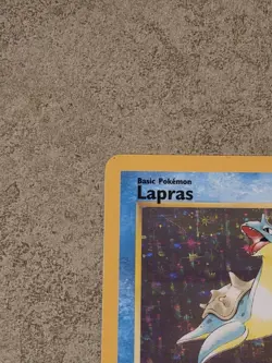 [ LP+ ] Lapras 10/62 Fossil Holo Unlimited Rare Pokemon Card - Image 3