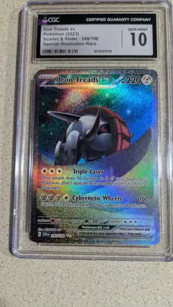 CGC 10 Iron Treads EX 248 Sv01: Pokemon Card TCG SIR (Equivalent to PSA & BGS) - Image 1