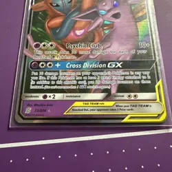 Espeon and Deoxys GX 72/236 Pokemon TCG Unified Minds Tag Team Ultra Rare - NM - Image 3