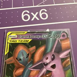 Espeon and Deoxys GX 72/236 Pokemon TCG Unified Minds Tag Team Ultra Rare - NM - Image 4