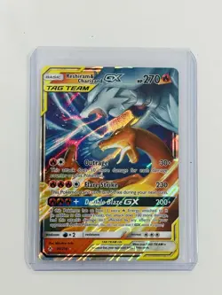 Pokemon TCG Reshiram & Charizard GX 20/214 Near Mint Condition - Image 1