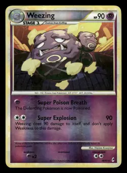 Pokemon Weezing Rare Call of Legends 38/95 MP Reverse Holo - Image 1