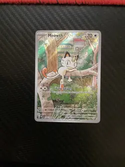 Meowth 106/094 Pokemon TCG Phantasmal Flames Illustration Rare NM - Image 1