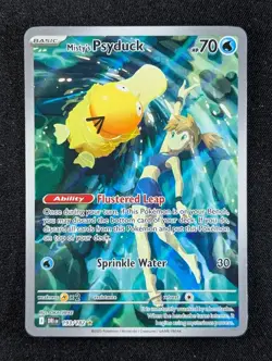 2025 Pokemon MISTY'S PSYDUCK #193/182 Destined Rivals Illustration Rare Holo ENG - Image 1