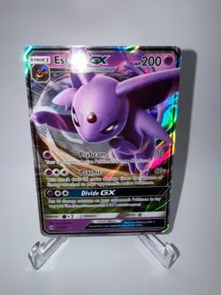 Pokemon TCG Espeon GX 61/149 Sun & Moon Base Set Holo Ultra Rare - NM - Image 1