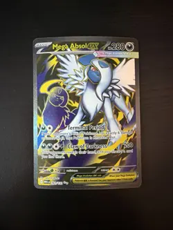 Pokemon TCG Mega Absol ex 161/132 Me01 Mega Evolution Ultra Rare (Full Art) Card - Image 1