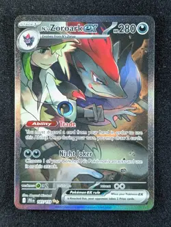 2025 Pokemon N'S ZOROARK EX #185/159 Journey Together SP Illustration Rare ENG - Image 1