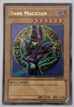 Dark Magician LOB-005 The Legend of Blue Eyes White Dragon Unlimited - Image 1