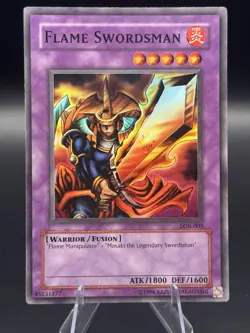 Flame Swordsman | LOB-003 | Konami 1996 Yugioh - Image 1