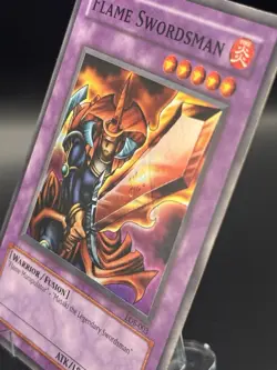 Flame Swordsman | LOB-003 | Konami 1996 Yugioh - Image 2
