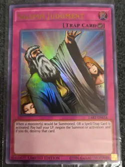 Yugioh Solemn Judgment LART-EN014 Lost Art Promo Sealed - Image 1
