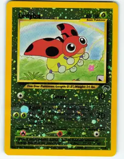 Ledyba 7/18 2001 Southern Islands Reverse Holo Pokemon Card Vintage - Image 1