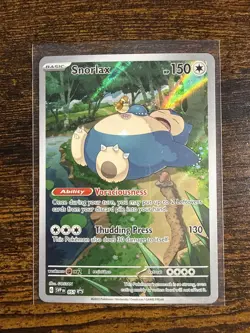 Snorlax 051 Holo Scarlet & Violet Promo Card Near Mint/Mint Condition - Image 1