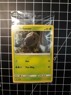 Bulbasaur Promo SEALED Pokemon Detective Pikachu SM198 Black Star Card - Image 1