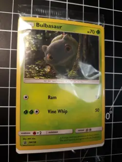 Bulbasaur Promo SEALED Pokemon Detective Pikachu SM198 Black Star Card - Image 2