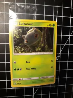 Bulbasaur Promo SEALED Pokemon Detective Pikachu SM198 Black Star Card - Image 4