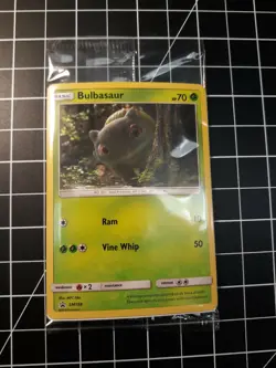 Bulbasaur Promo SEALED Pokemon Detective Pikachu SM198 Black Star Card - Image 5