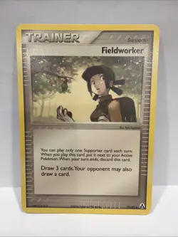 Pokemon TCG Field Worker 73/92 EX Legend Maker Non-Holo Card - Image 1