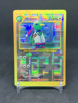 Xatu Neo Genesis #162 Vintage Pokemon Vending Sticker Card Holo - Image 1
